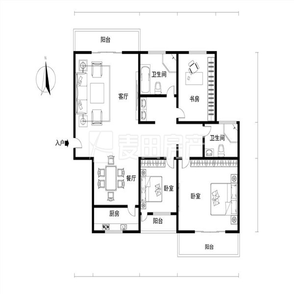 枋湖碧湖嘉园精装三房附赠阁楼