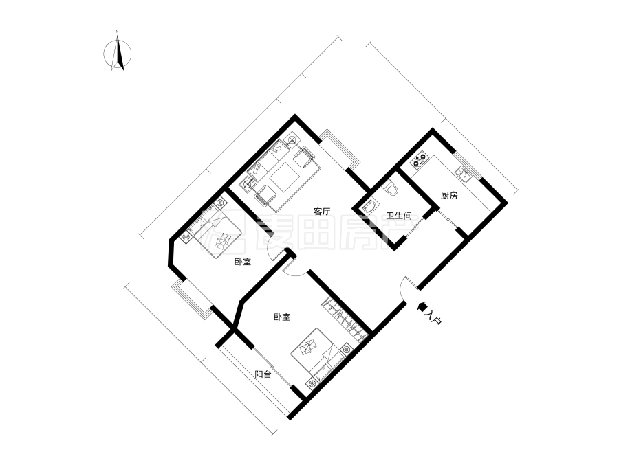 育秀里1期*户型方正*采光充足*看方方便